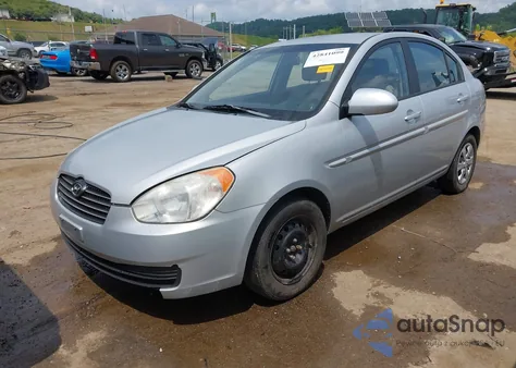 2009 Hyundai Accent Gls z USA, uszkodzony, nr VIN KMHCN46C59U329561